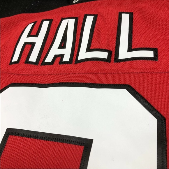 Adidas New Jersey Devils HALL #9 Mens Authentic PRO NHL Hockey Jersey Size S 42 - Picture 14 of 14
